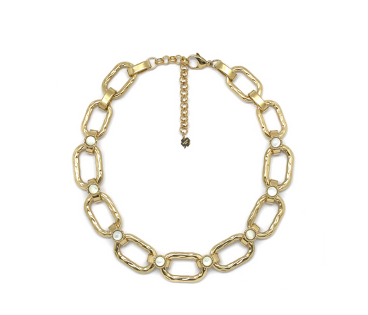 Collar cadena martele con nacar