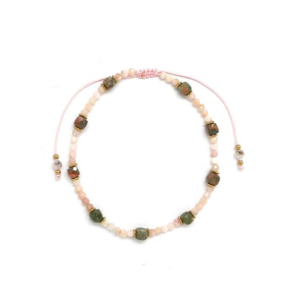 Pulsera piedras naturales combinadas