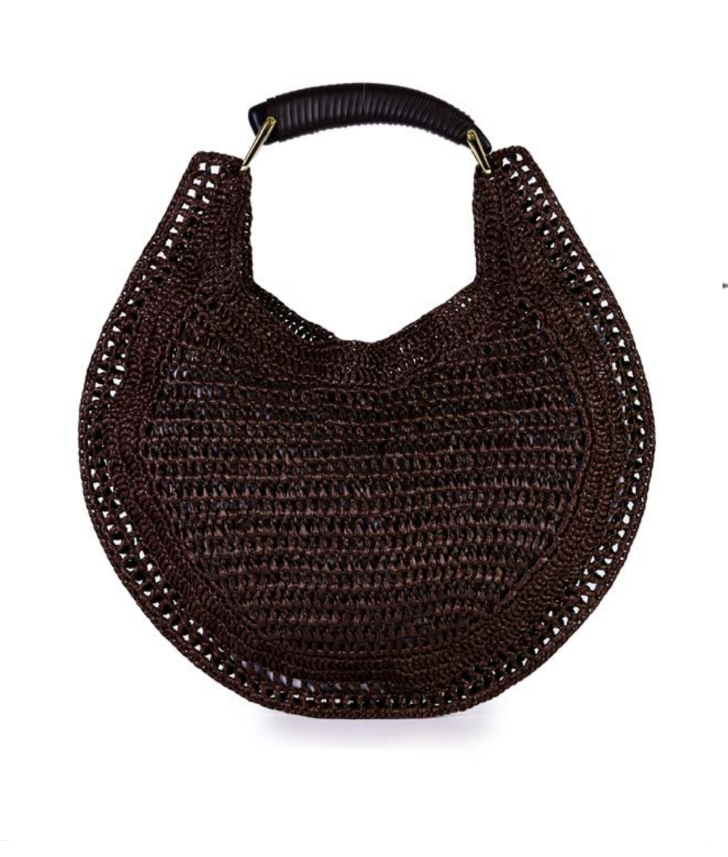 Bolso de rafia en crochet