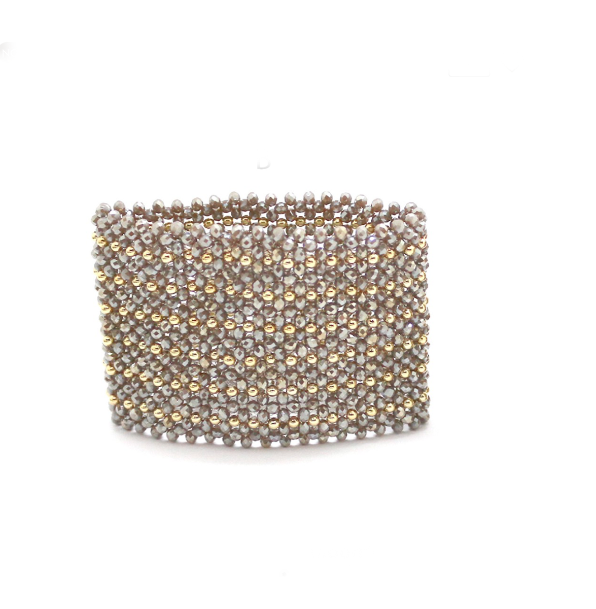 Pulsera elastica de cristales