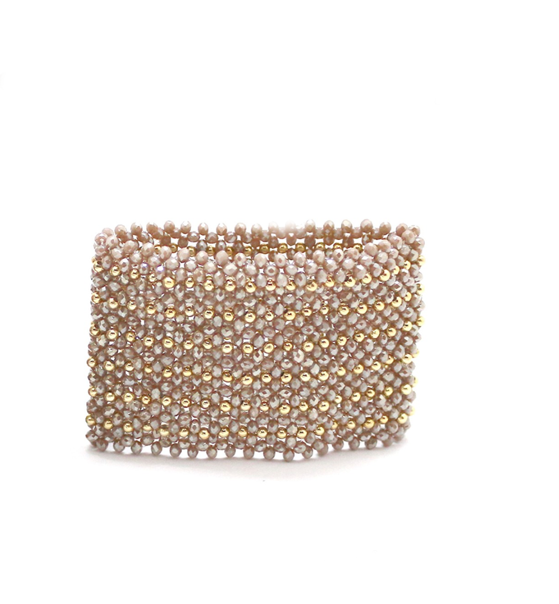 Pulsera elastica de cristales