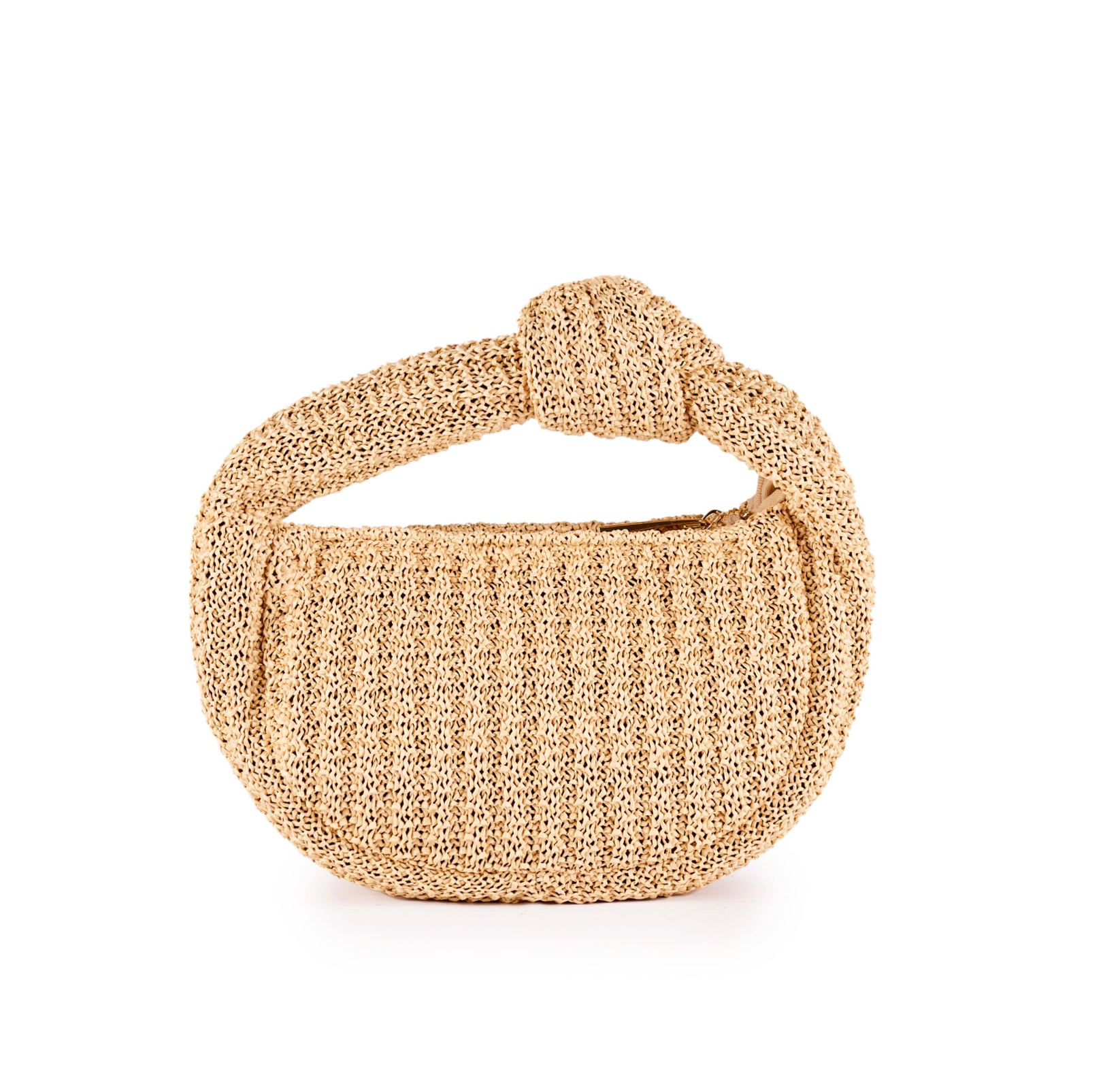 bolso rafia natural nudo