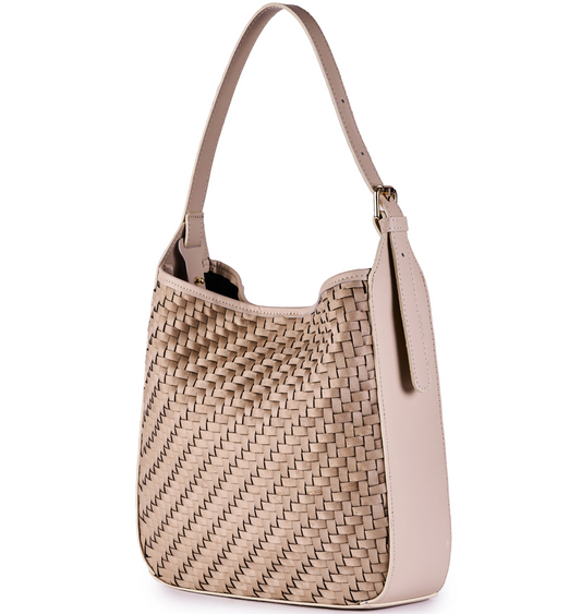 BOLSO DE GAMUZA TRENZADO