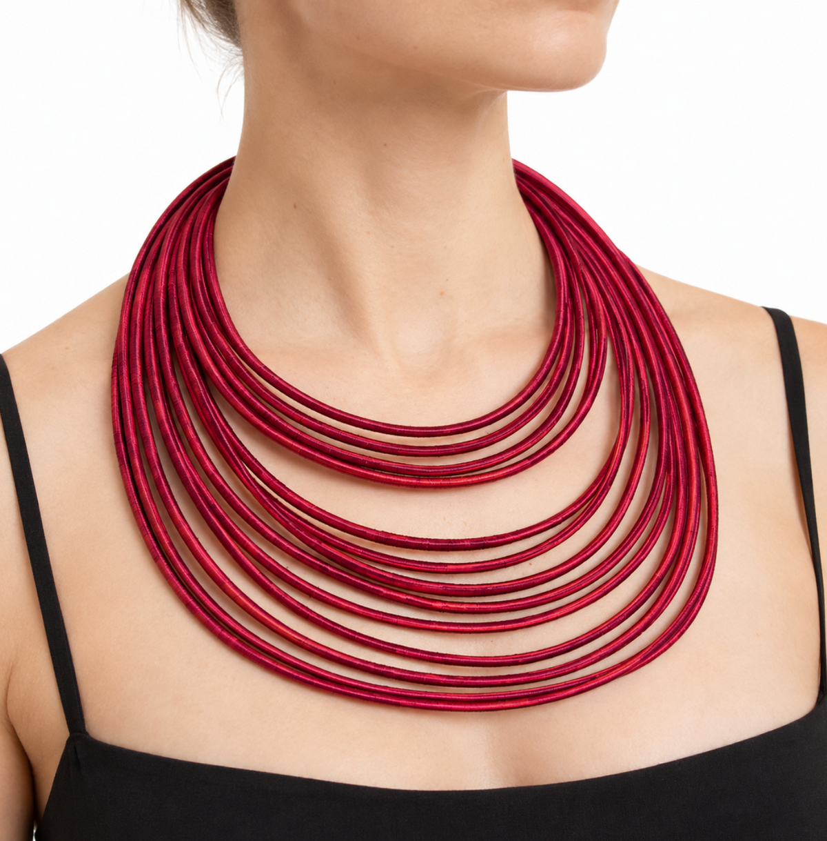 Collar varia vueltas hilo