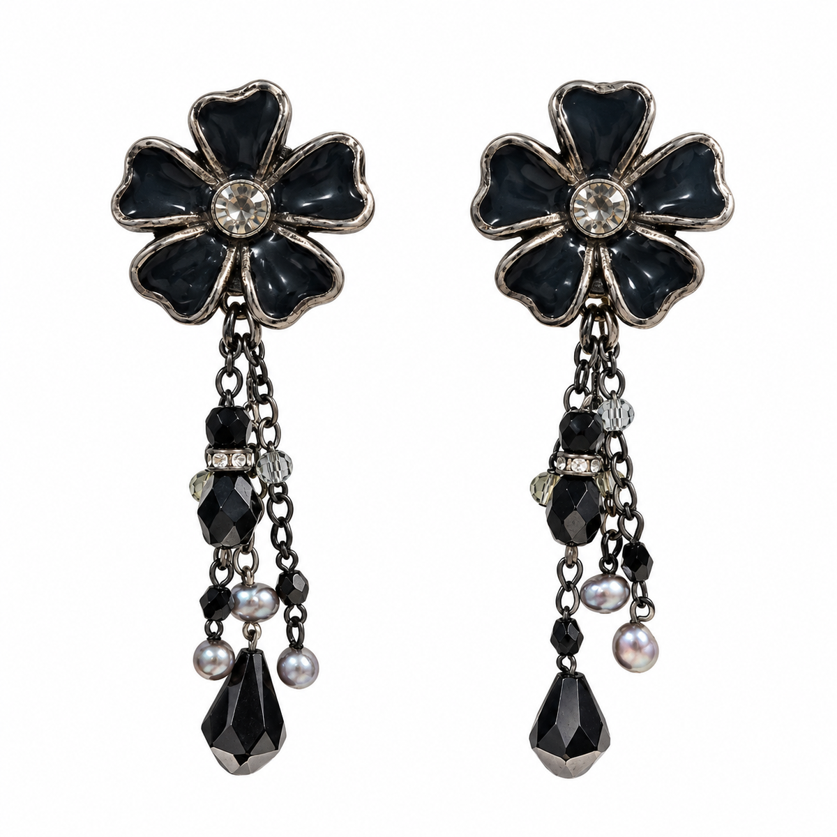 Aros  flor con lluvia