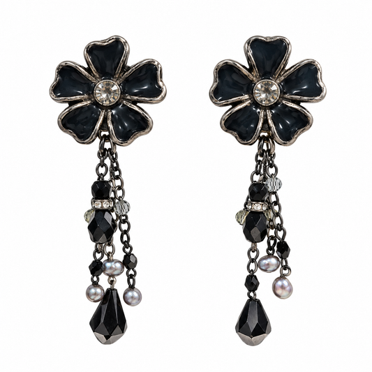 Aros  flor con lluvia