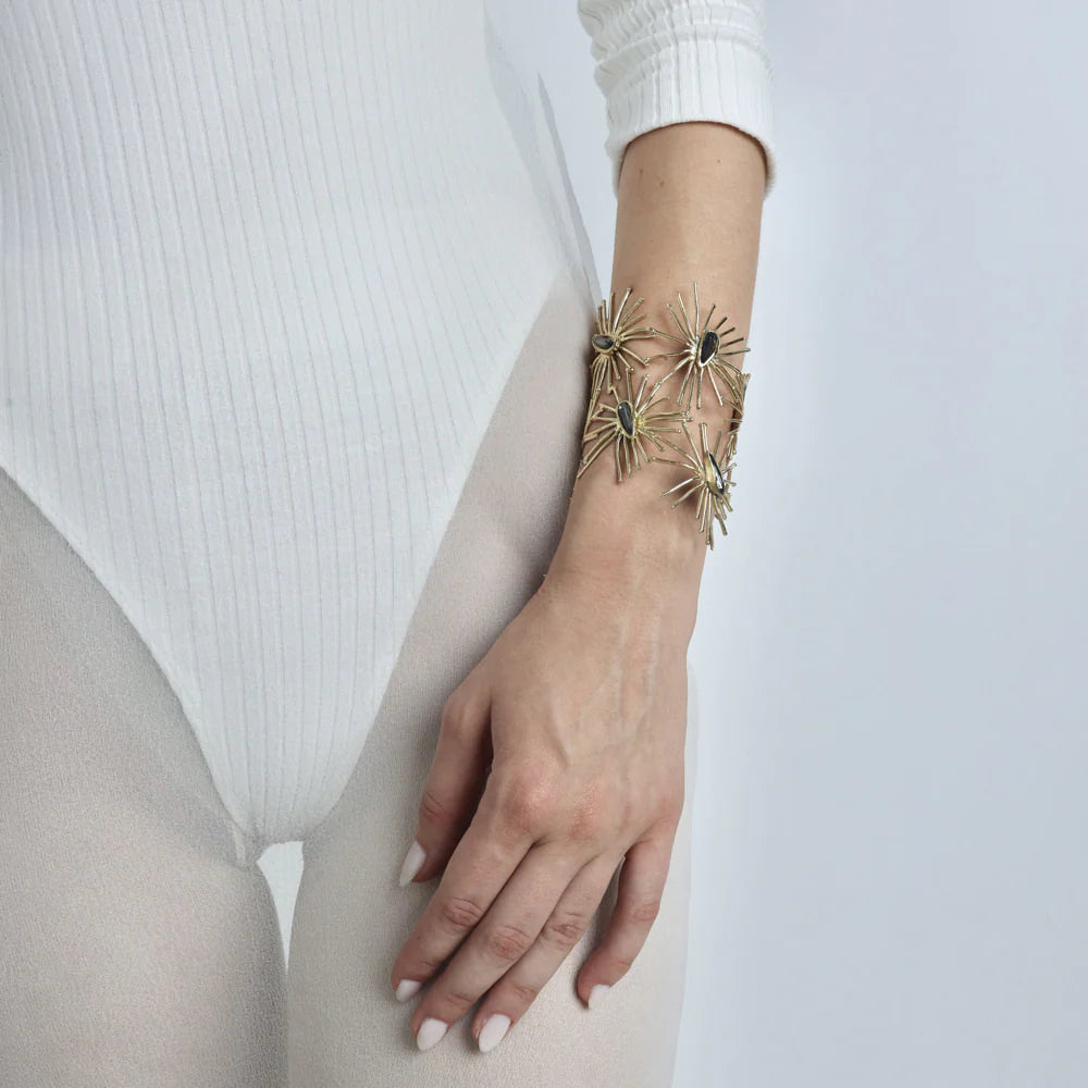 Brazalete rayos con cristales