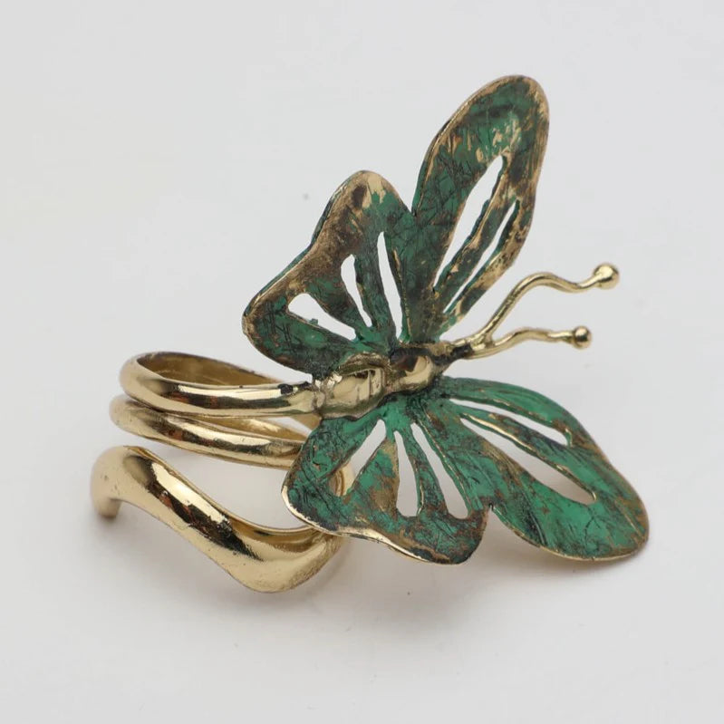 anillo mariposa