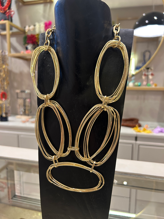 Collar eslabones alargados