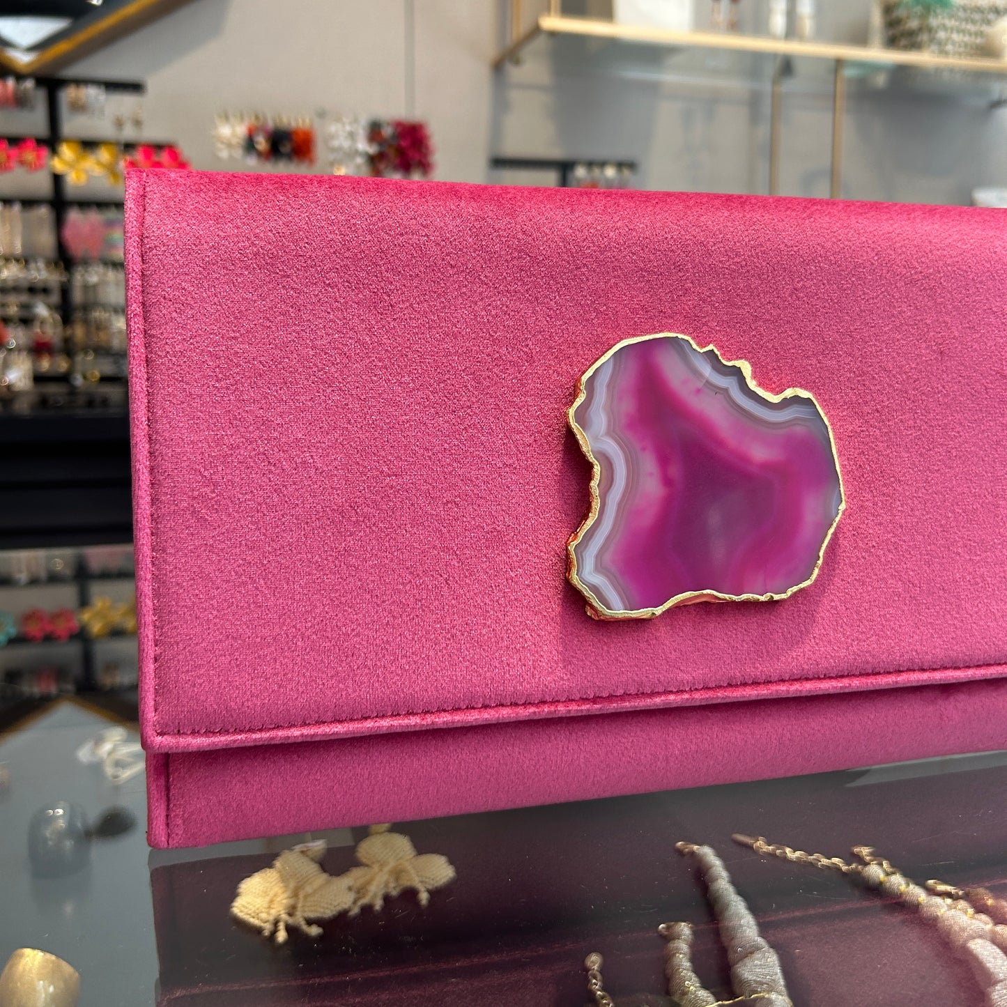 Sobre aterciopelado rosa