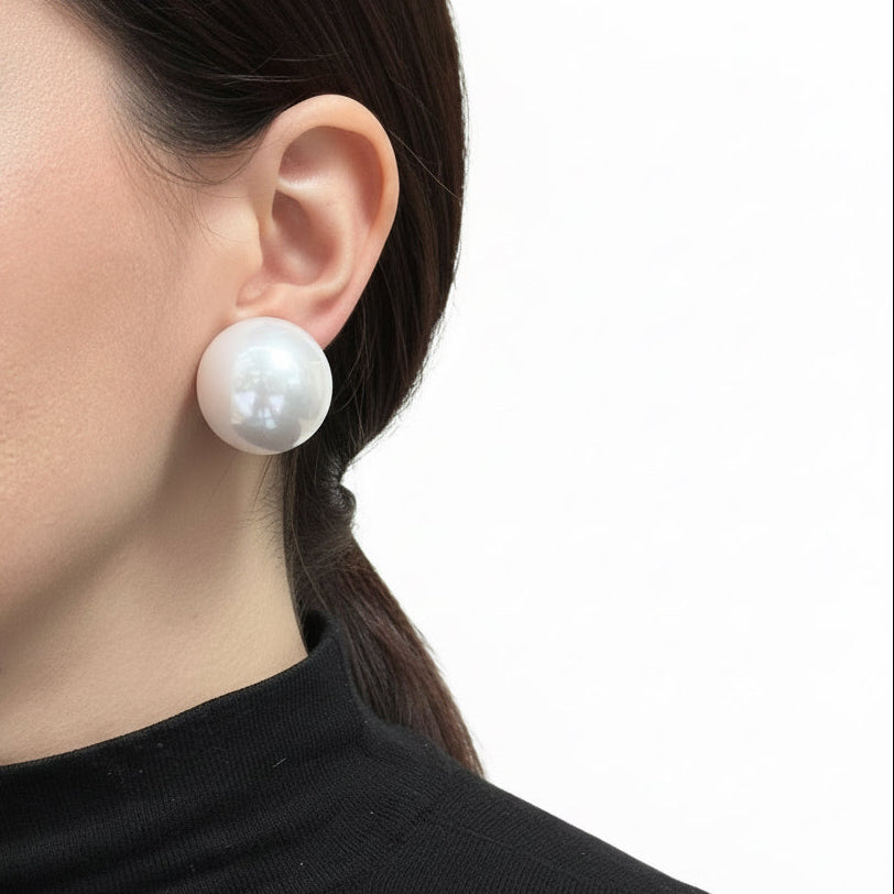 Aros perla de clip
