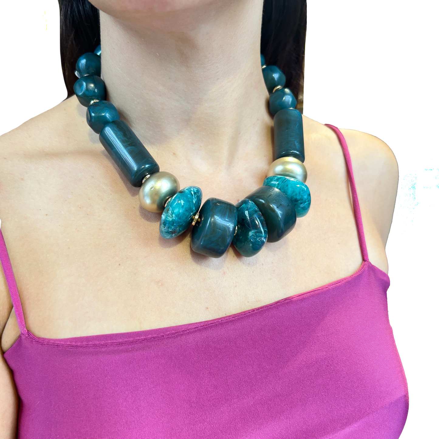 Collar resina combinado