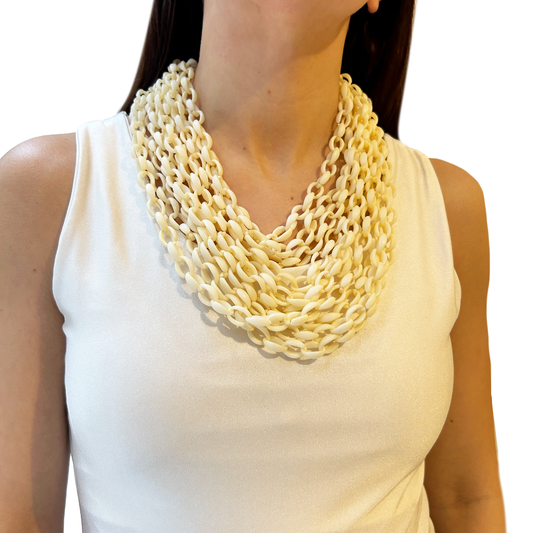 Collar varias vueltas de cadena