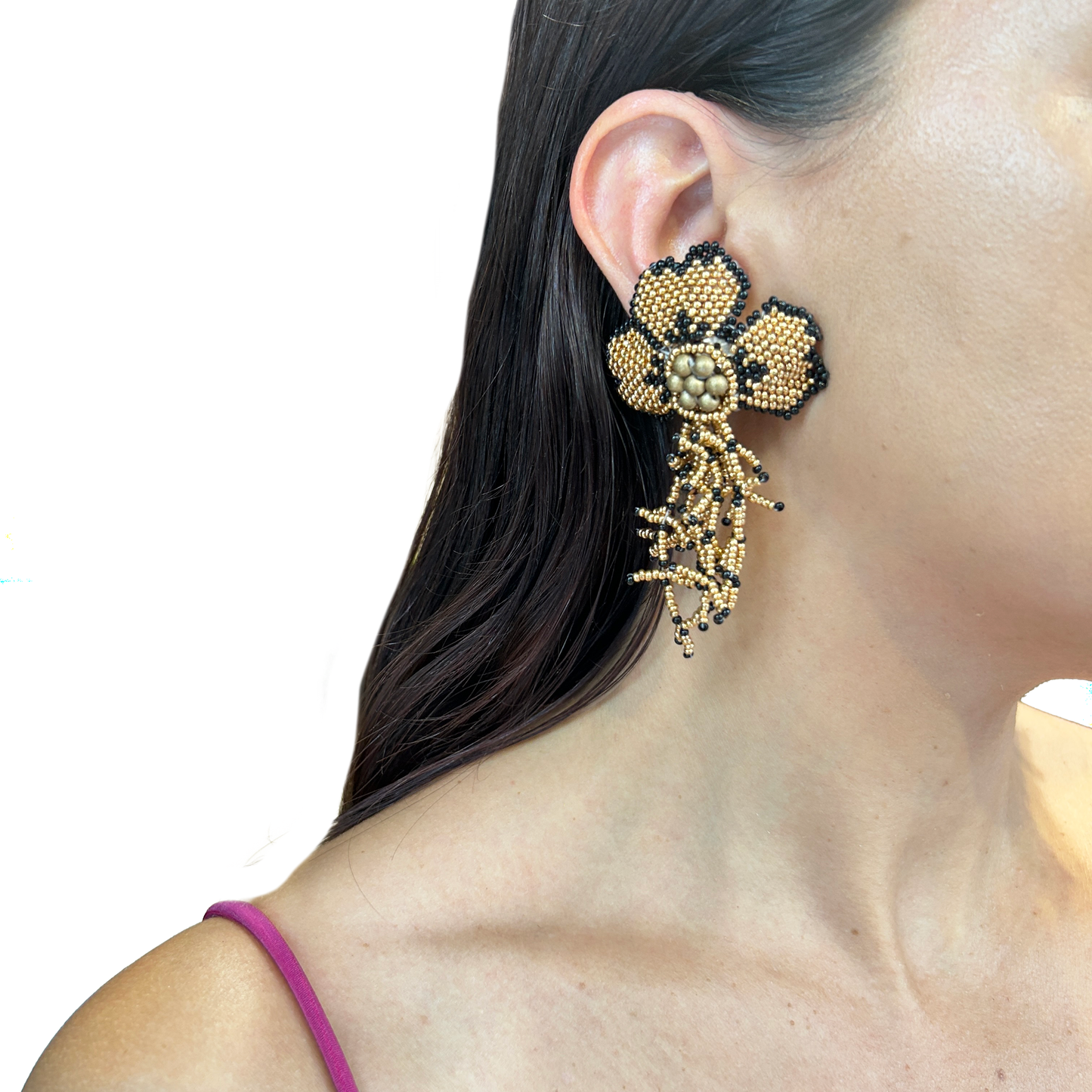 Aros flor con lluvia