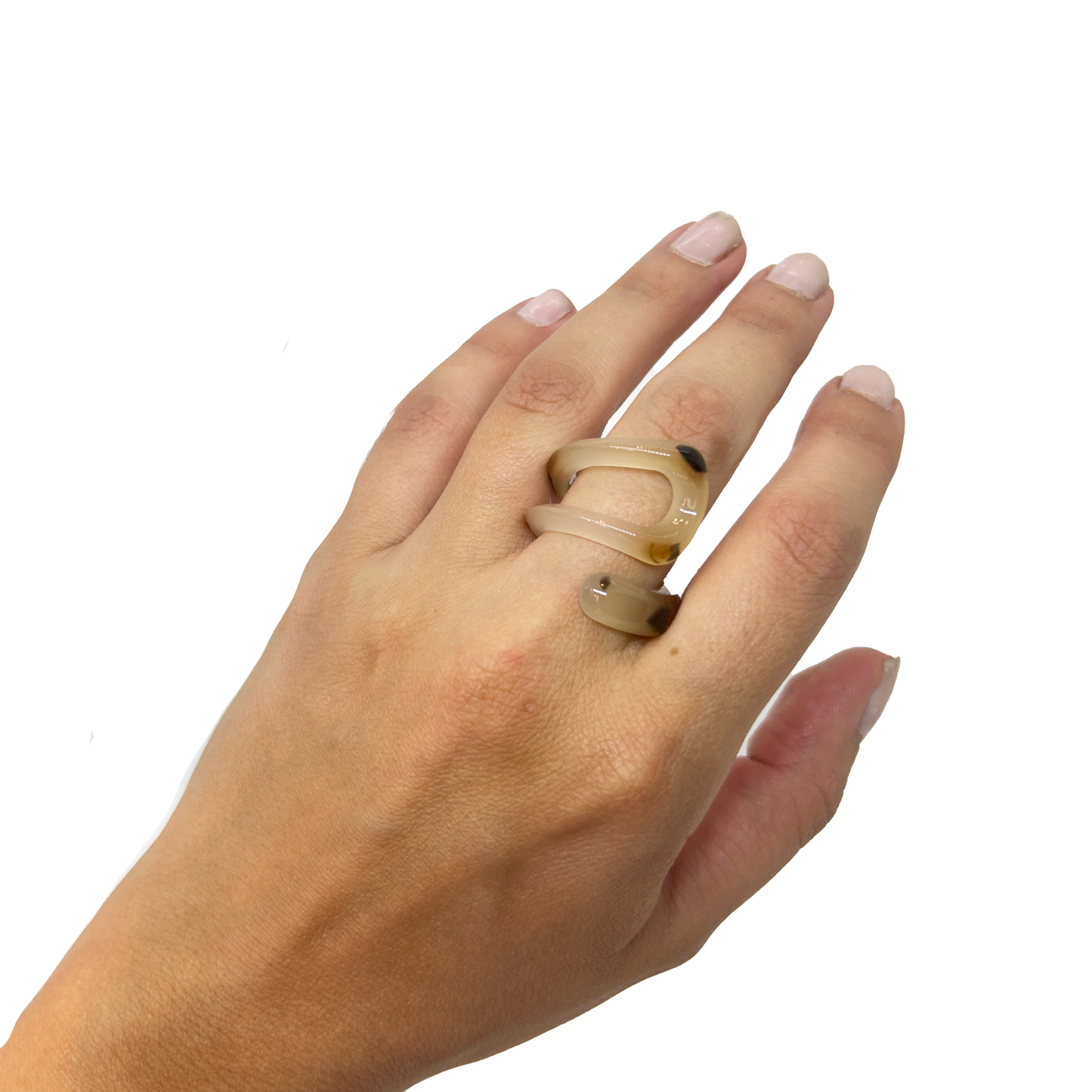 Anillo resina irregular