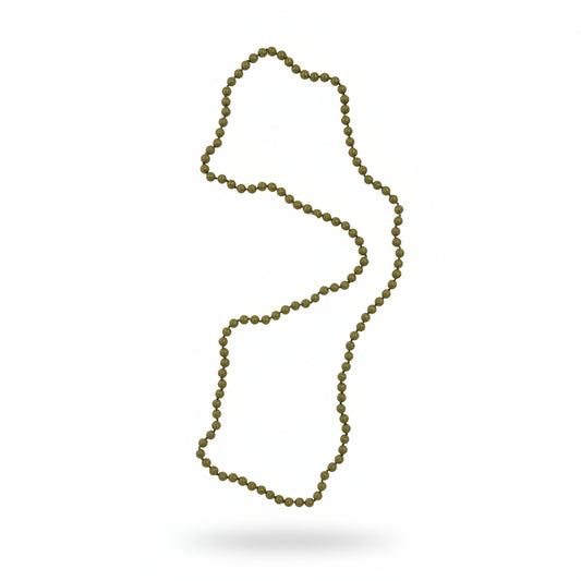 Collar largo verde