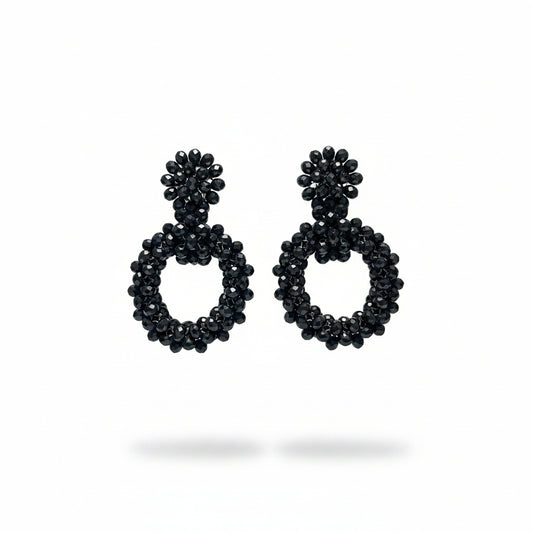 Argollas negras frontales