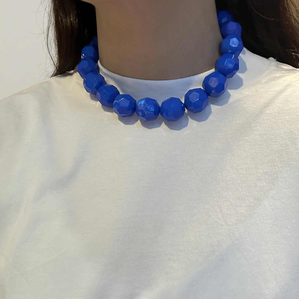 Collar resina pastel