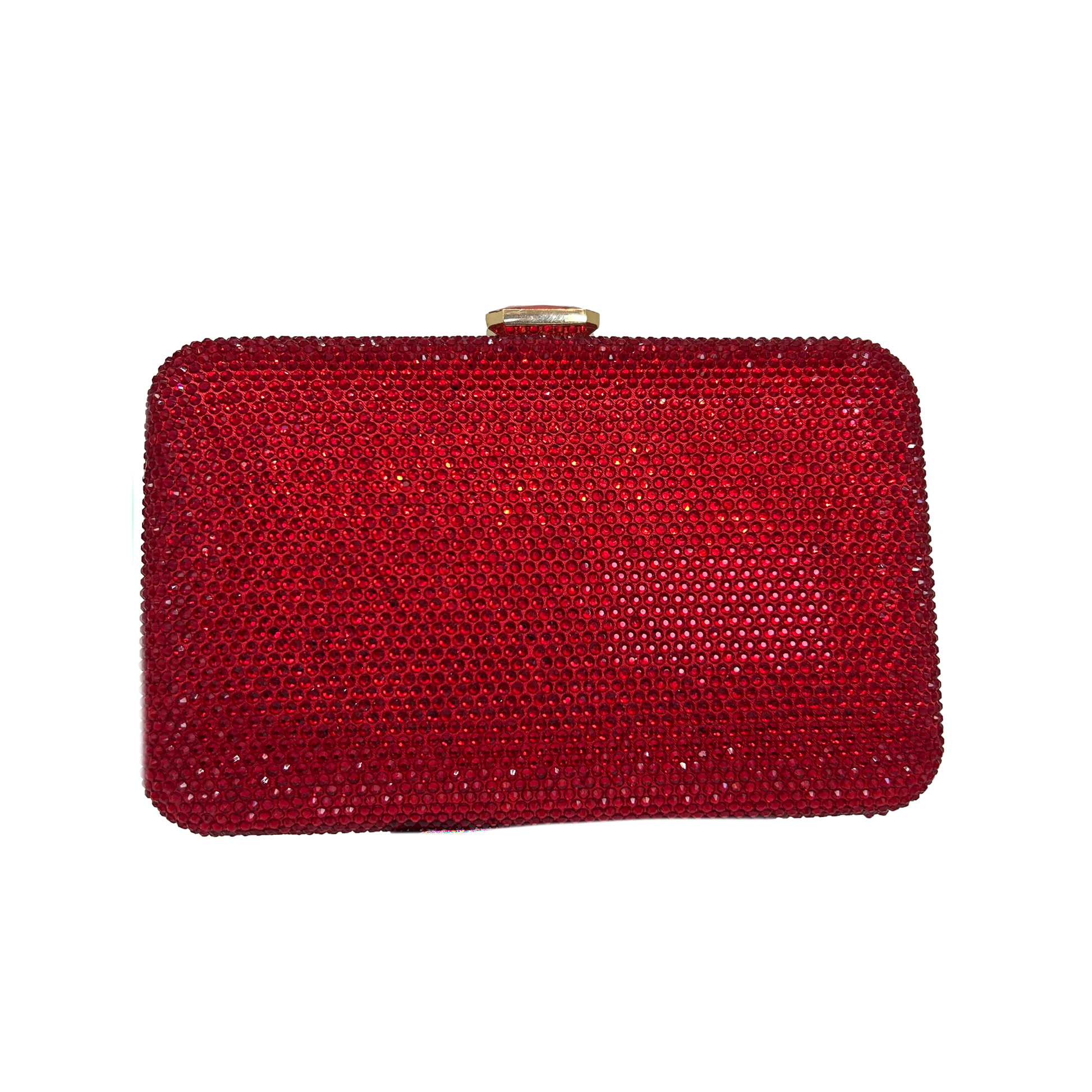 clutch de cristales rojos