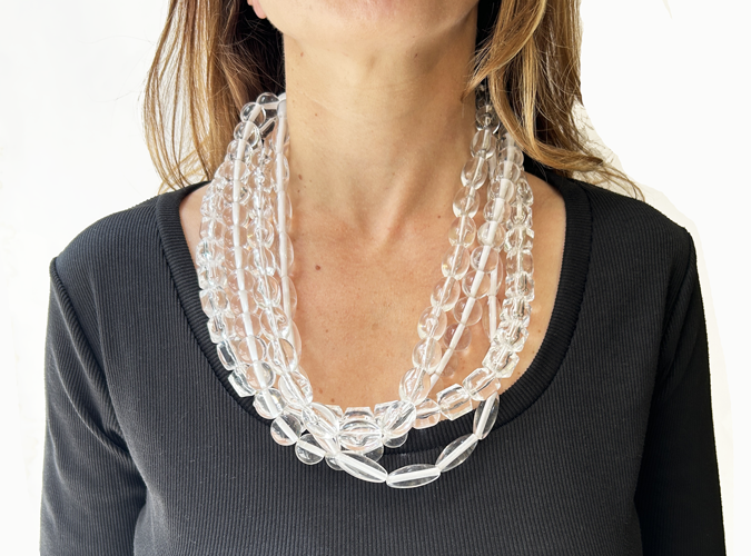 Collar varias vueltas combinacion cuentas
