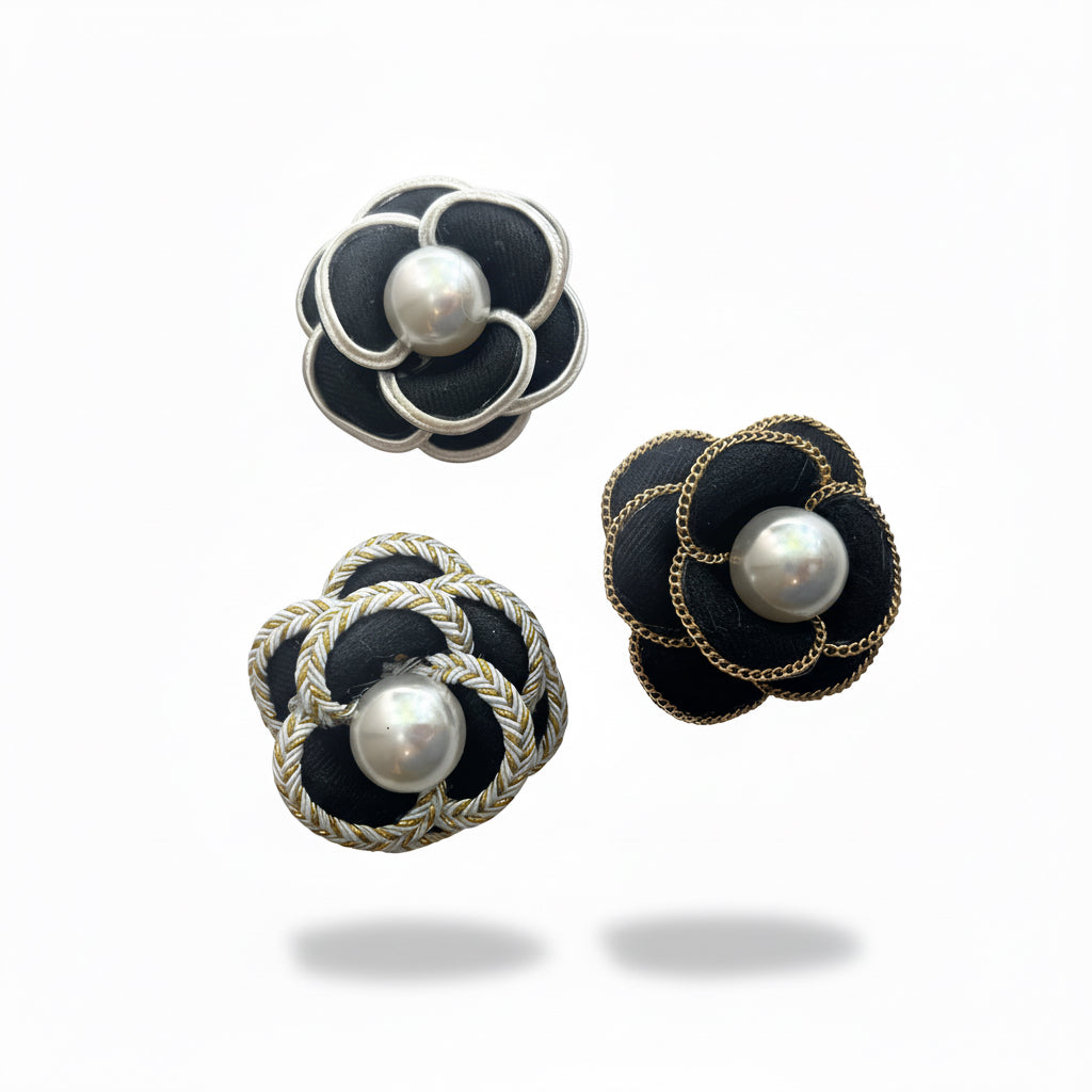 broches para ropa de camelia