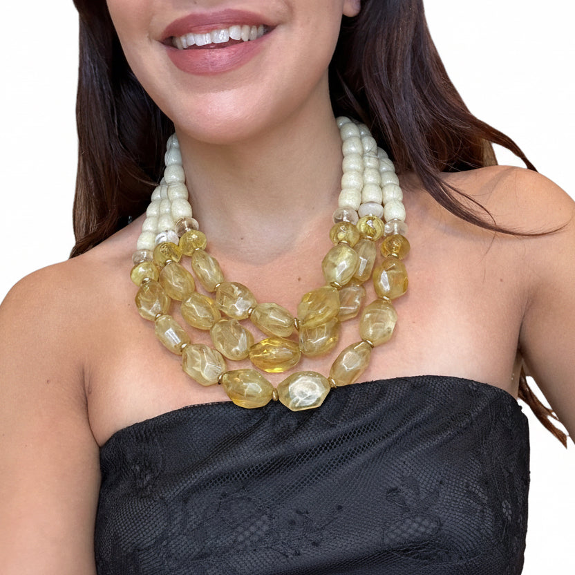 collar  de tres vueltas 