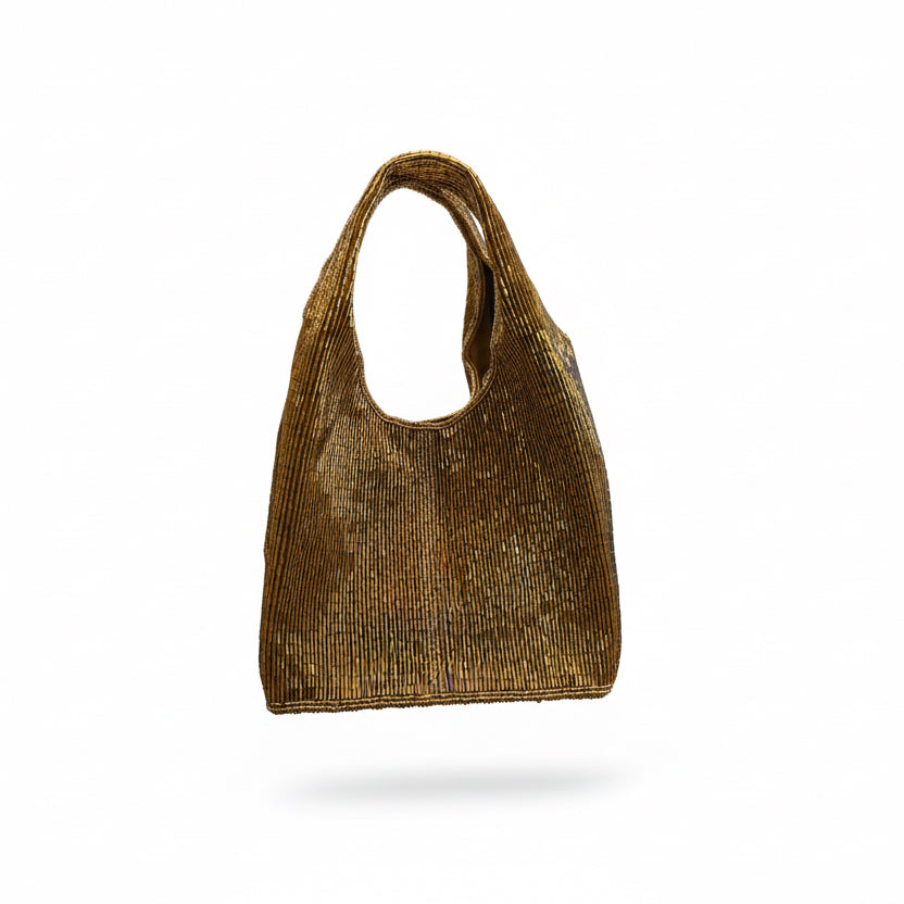 Bolso canutillos dorados