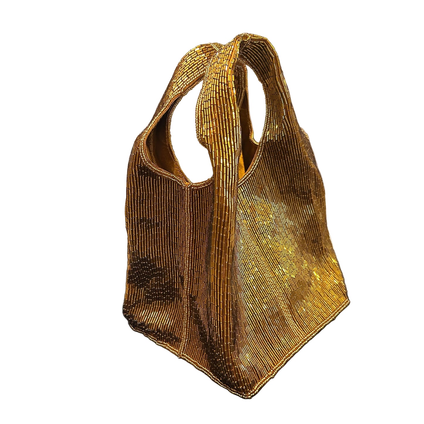 Bolso canutillos dorados