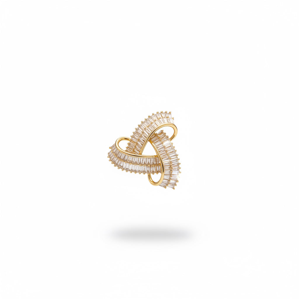 Broche entrelazado