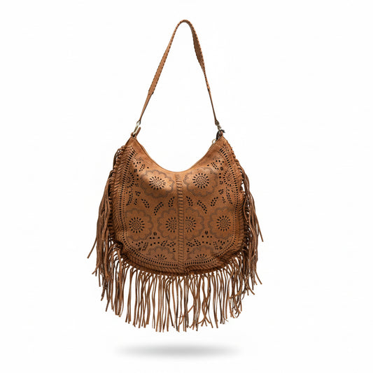 bolso gamuza marron 