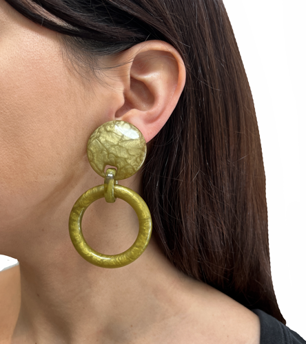 Aros argollas colgante