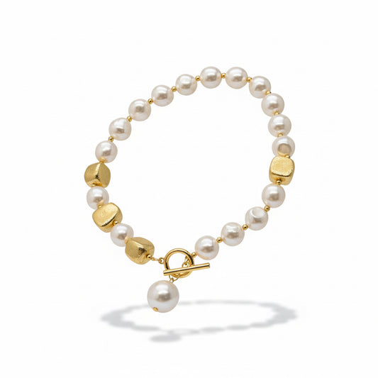 collar corto de perla 