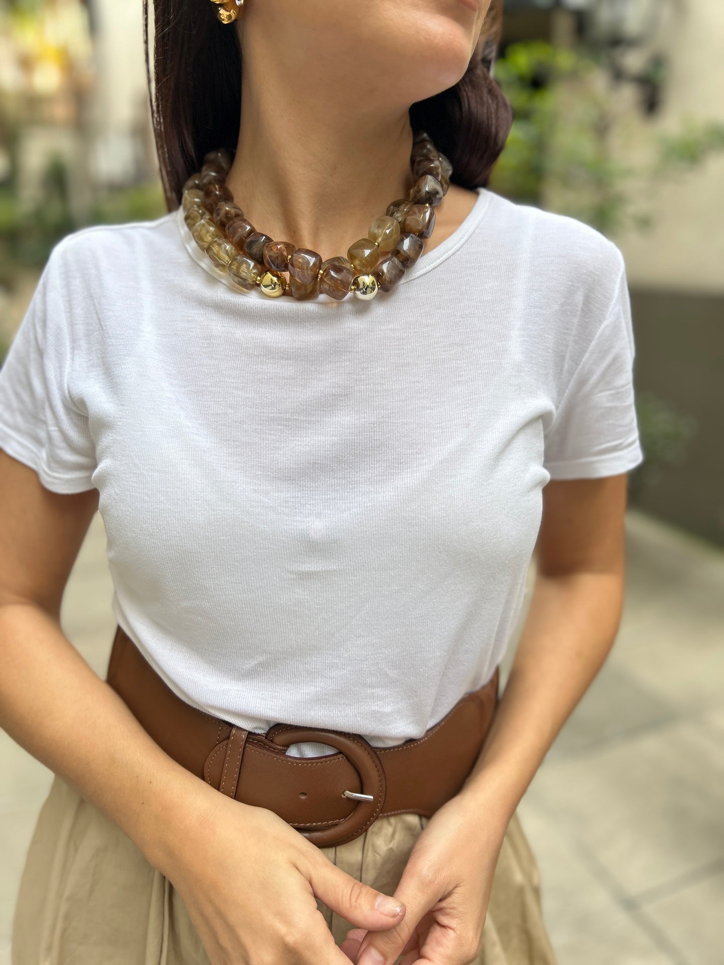Collar cubitos de resina