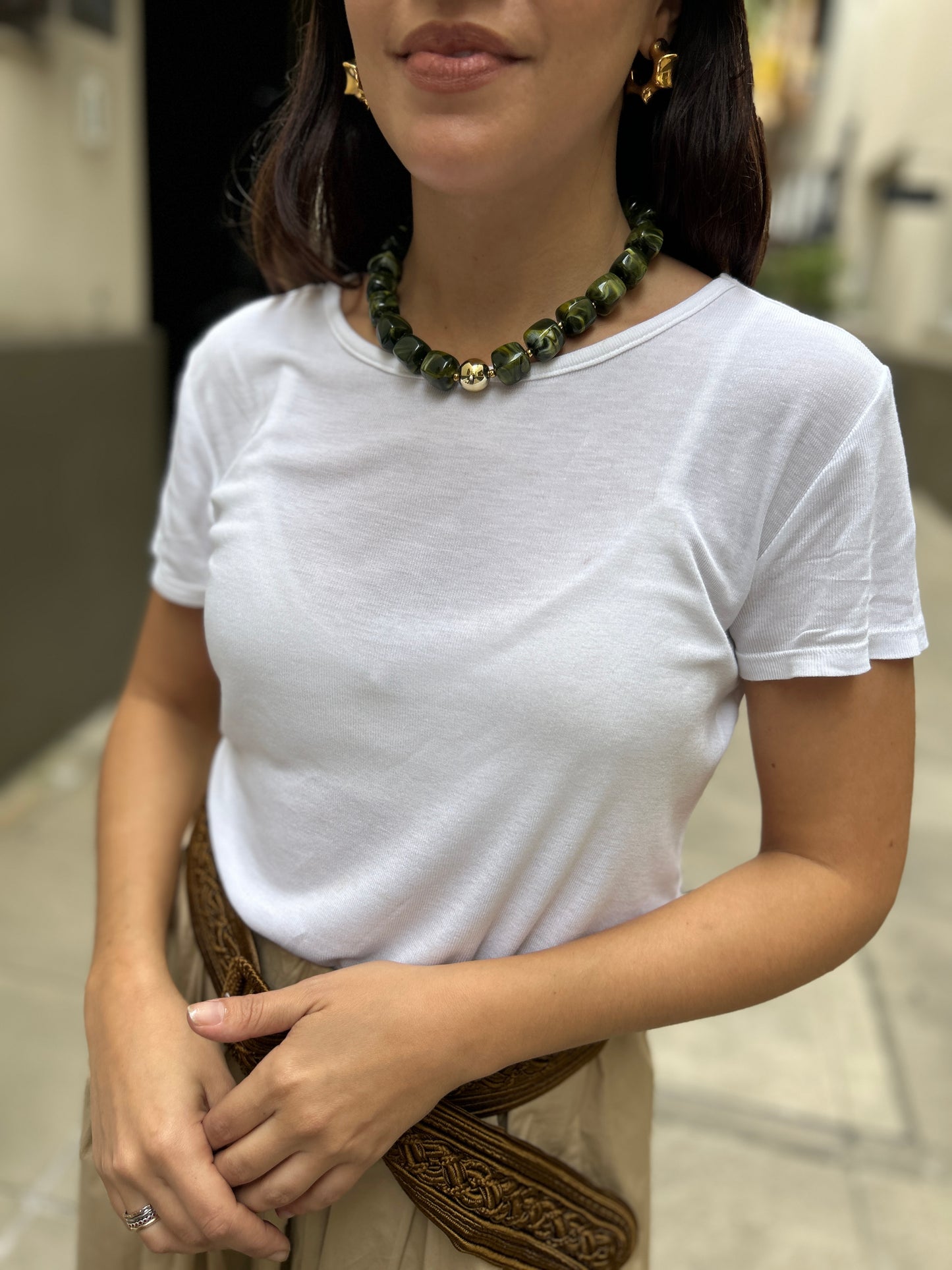 Collar cubitos de resina