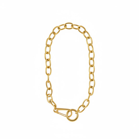 Collar cadena con cierre frontal