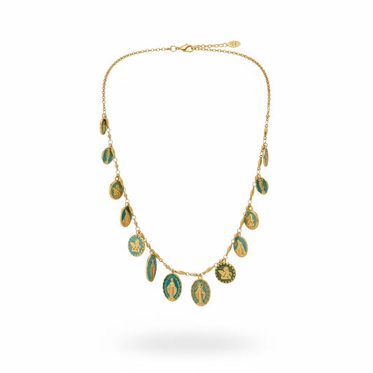 Collar virgenes y ángeles