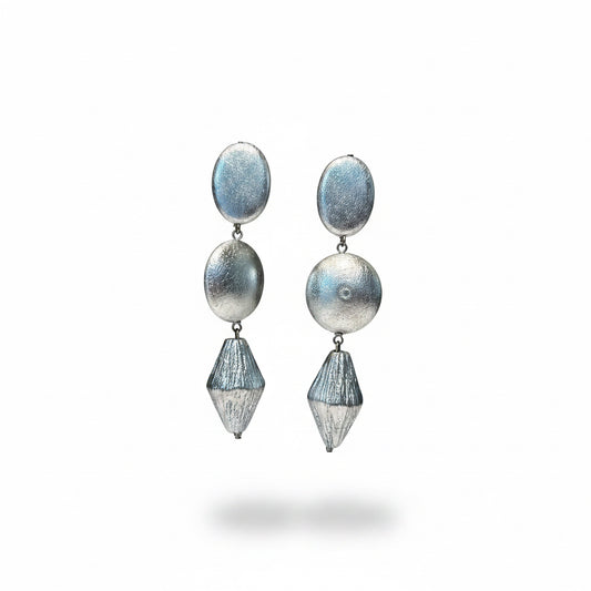aros plateados 