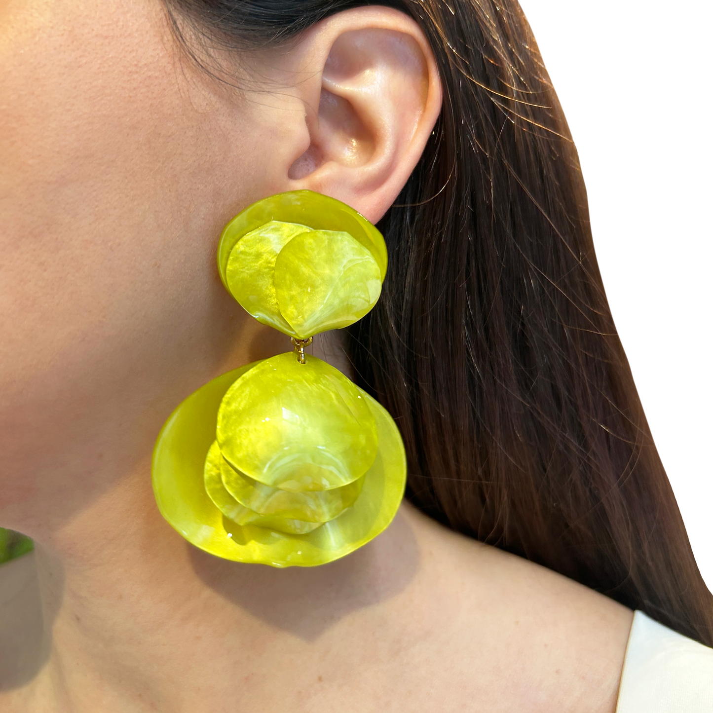 Aros pétalos con volumen