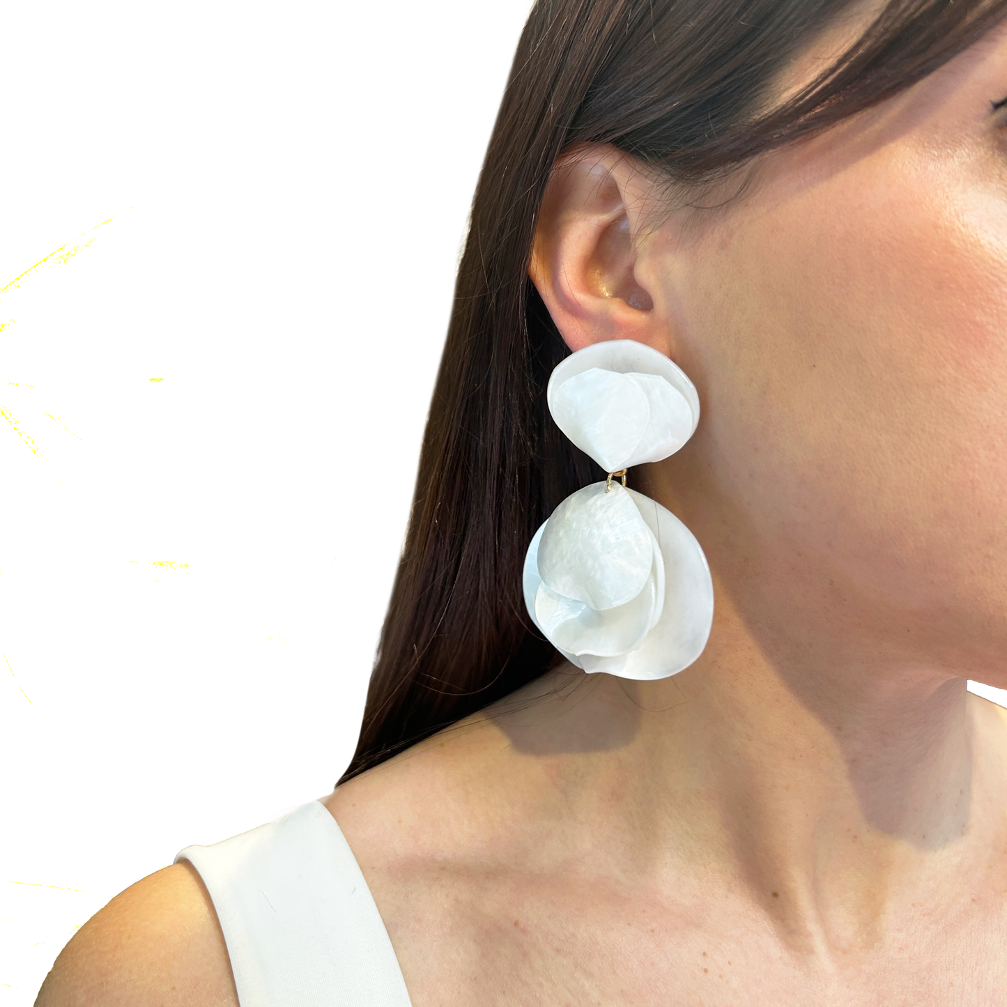 Aros pétalos con volumen