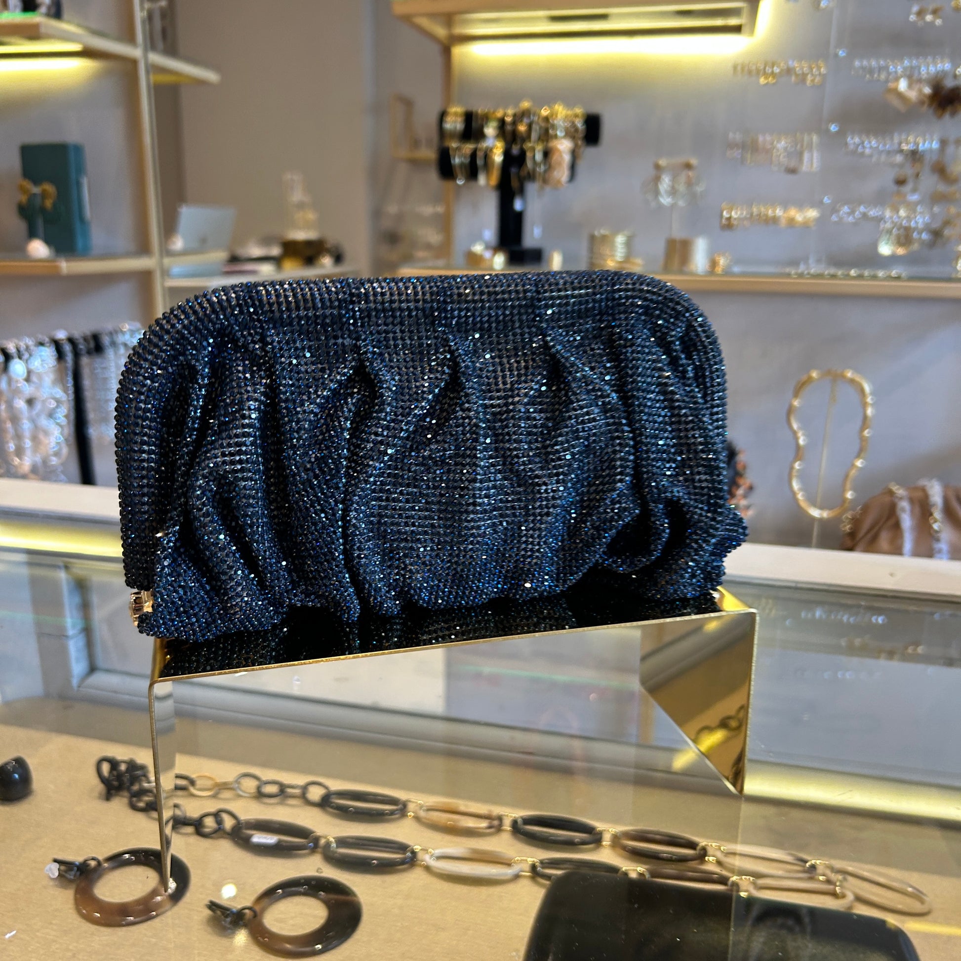 BOLSO DE FIESTA azul 