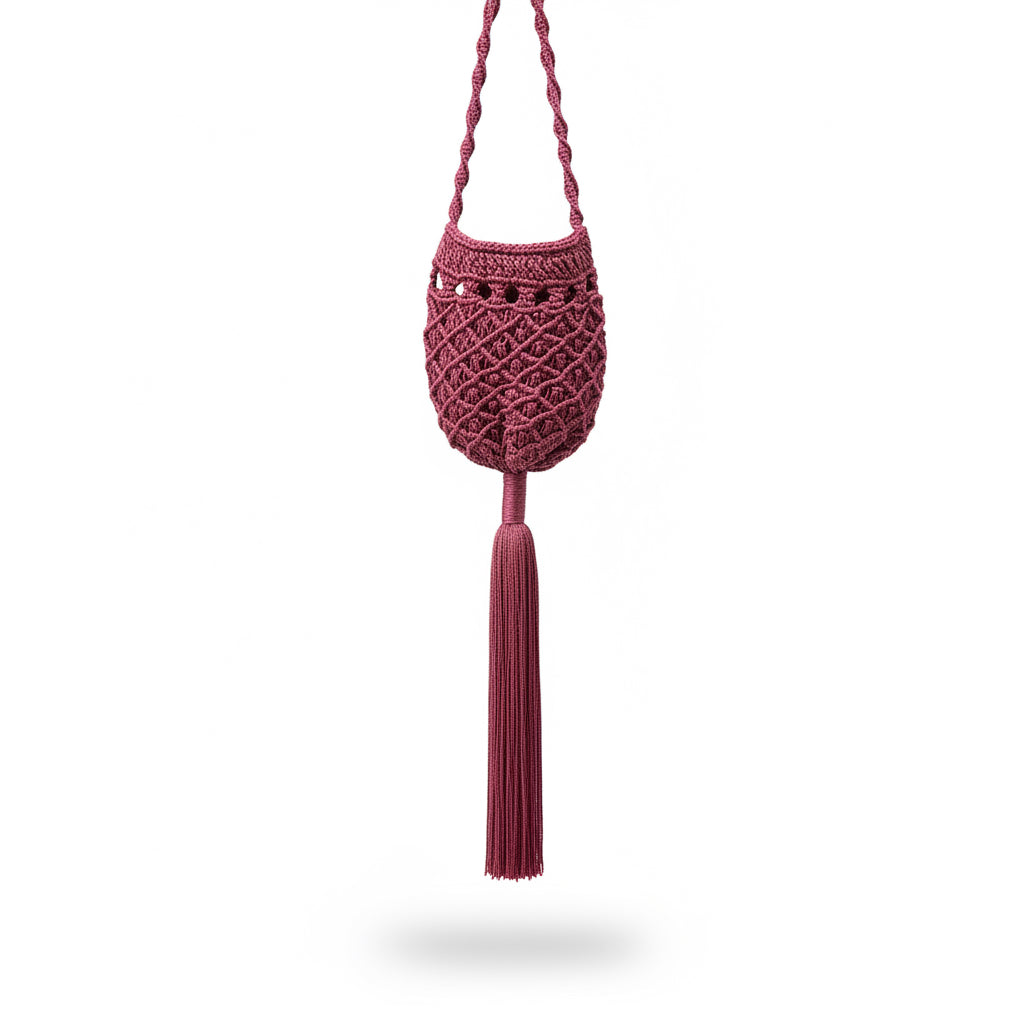 Bolso limosnero con fleco