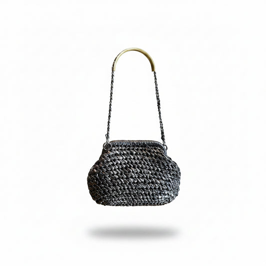 Bolso anudado peltre