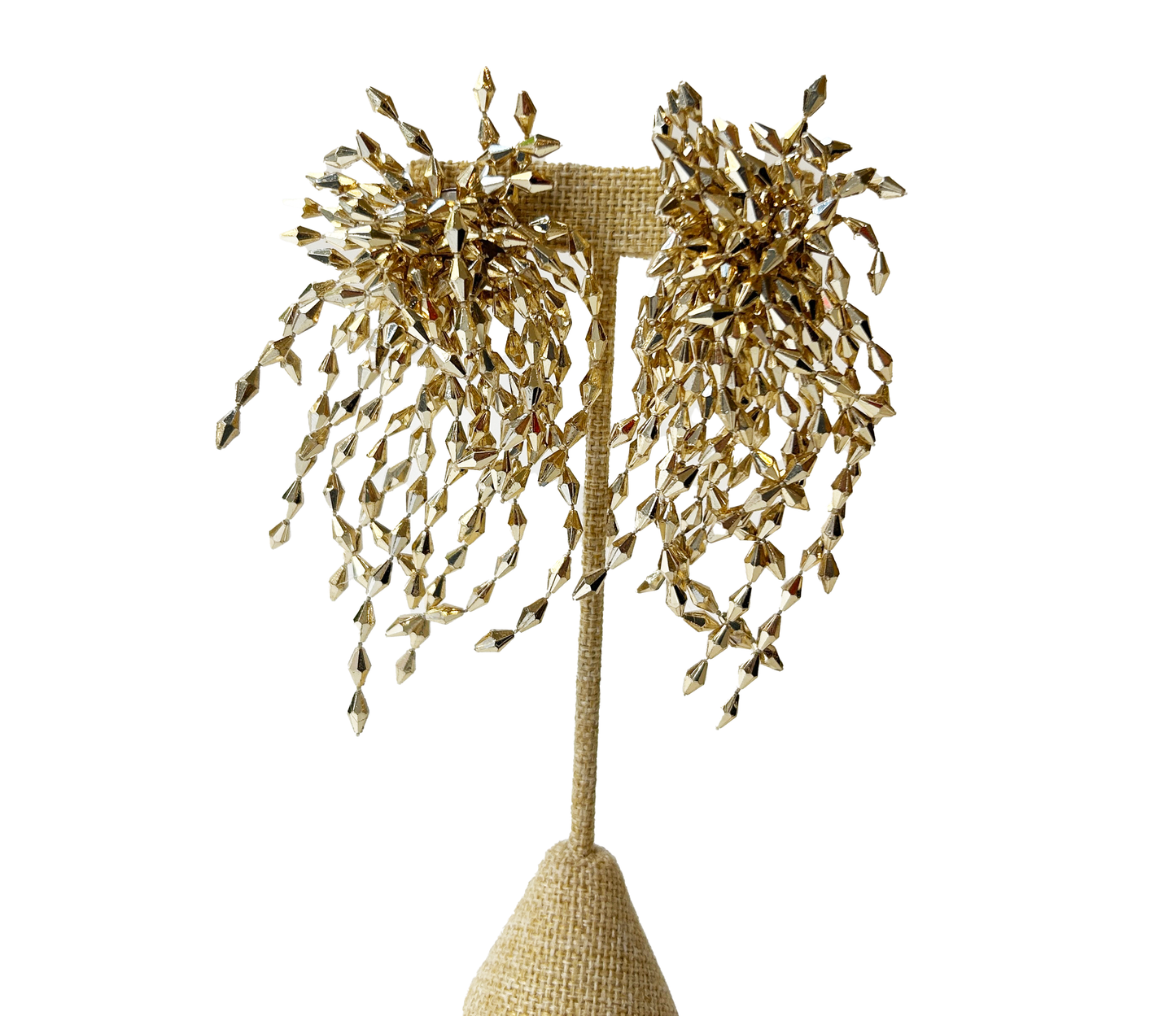 Aros de resina con volumen largo