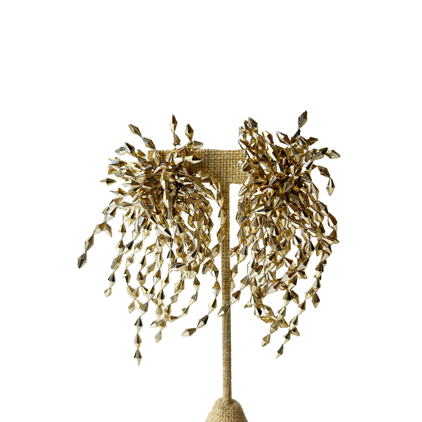 Aros de resina con volumen largo