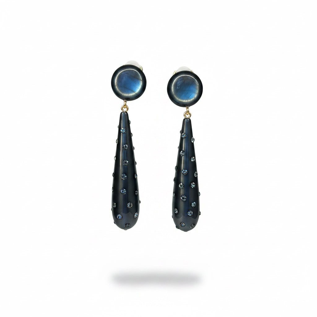 Aros gota gris