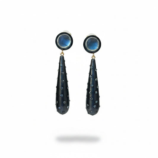 Aros gota gris