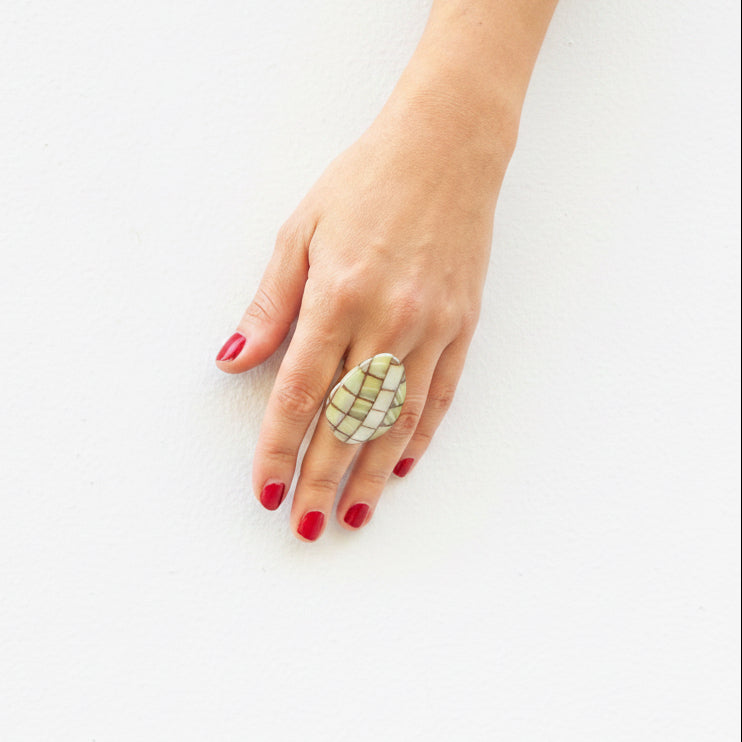anillo mosaico
