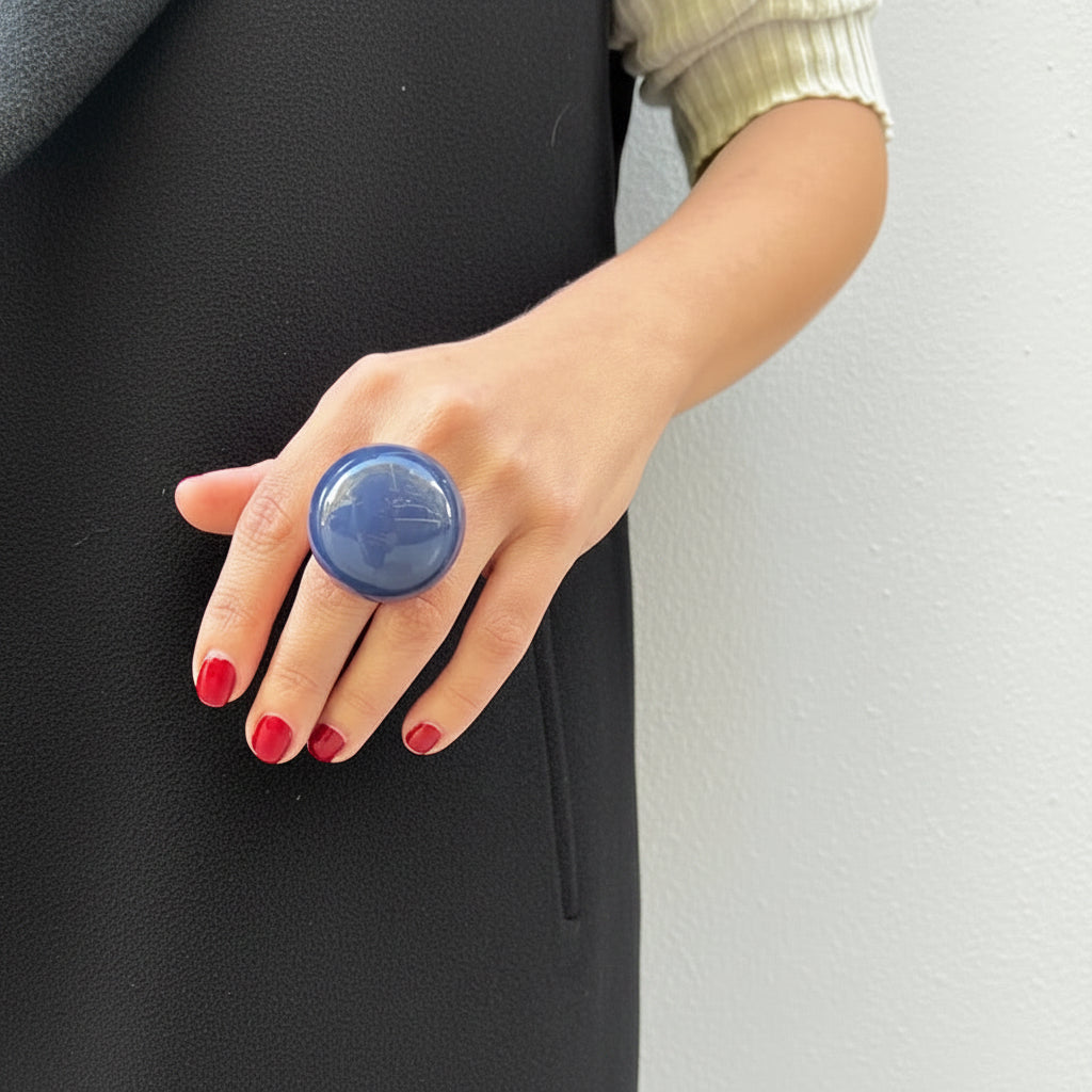 anillo azul 