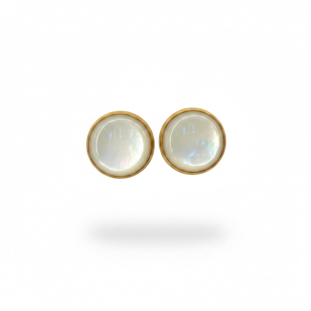 aros de resina beige 