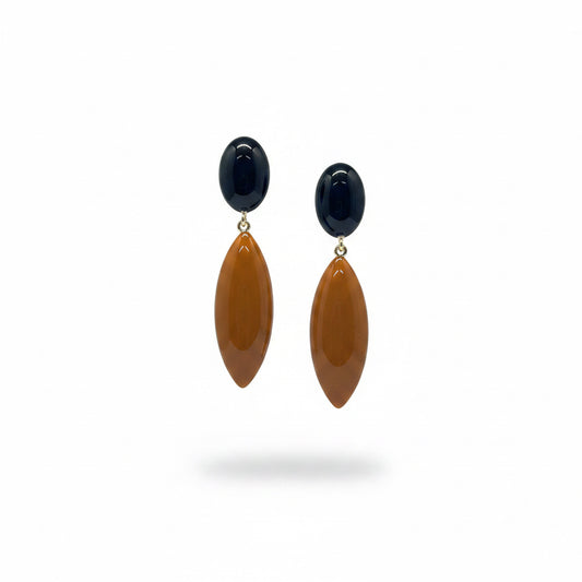 AROS MARRON Y NEGRO DE RESINA 